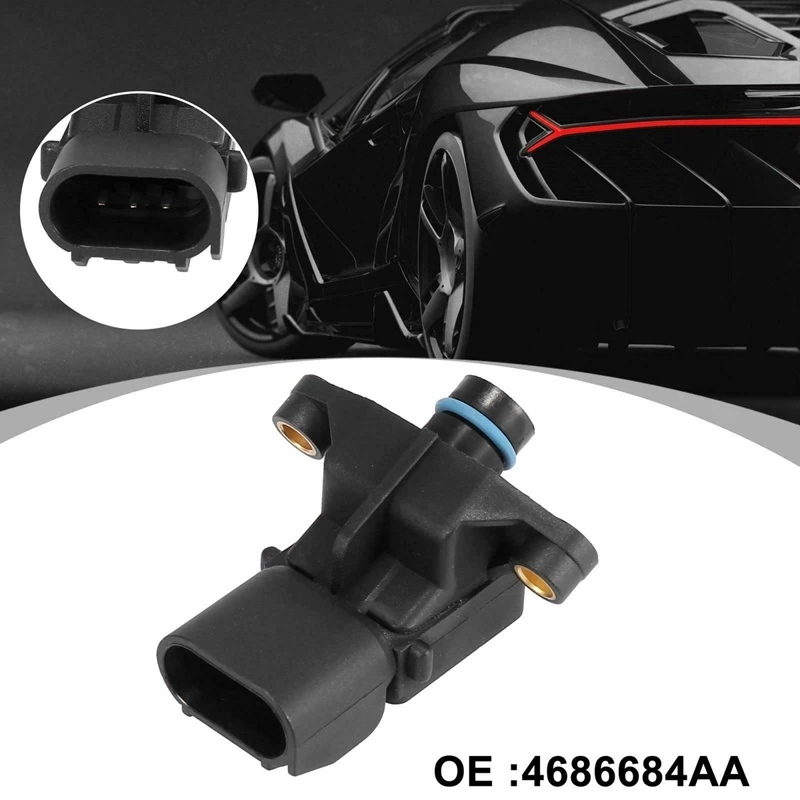 New 4686684AB Manifold Absolute Pressure MAP Sensor For Dodge Ram 1500 Viper Caravan Neon Stratus 4686684AA