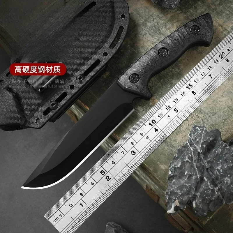 2024new Outdoor Direct Knife Tactics K Sheath Knife Camping Survival Tools