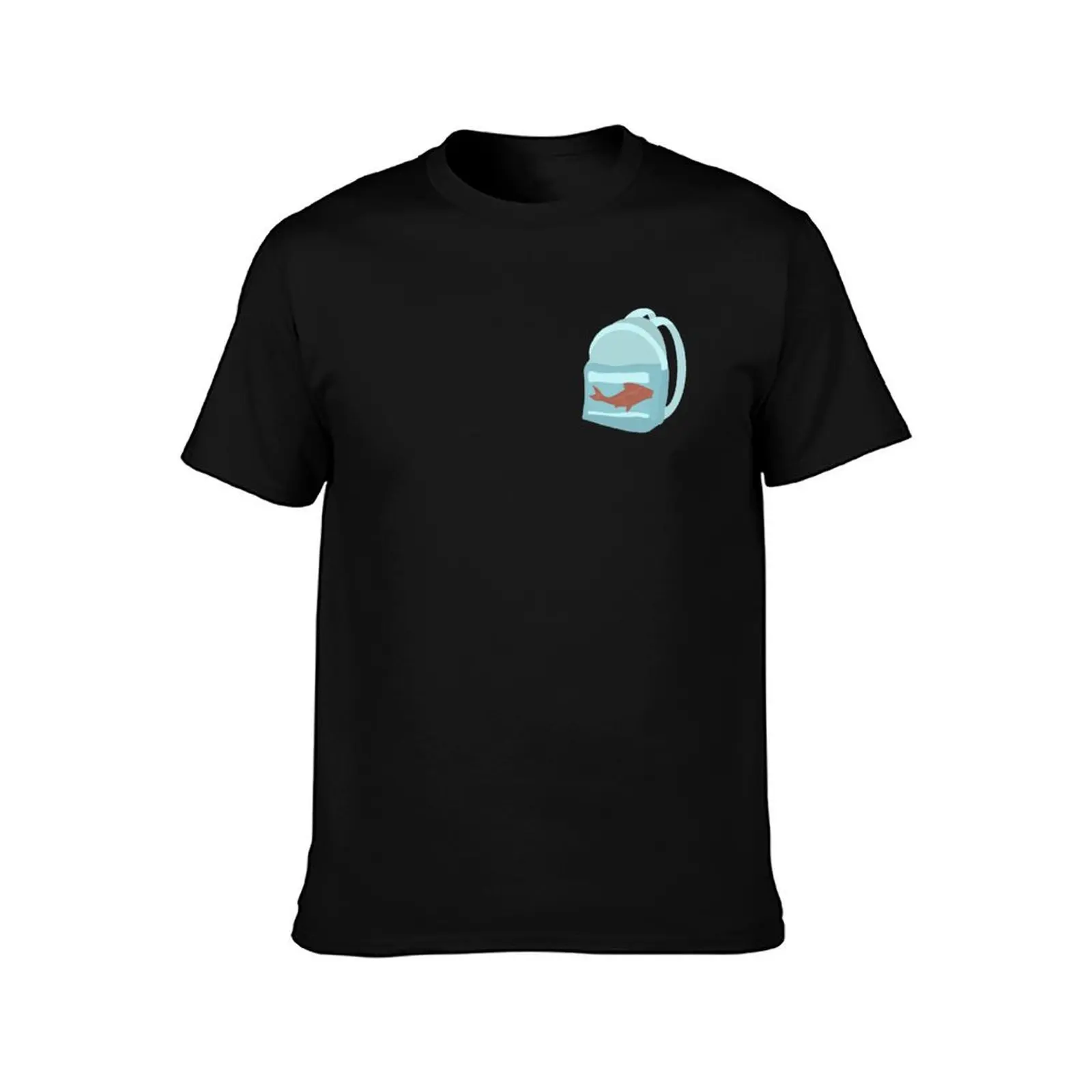 Eroda fish in backpack 2 T-Shirt Outdoor Sports Short Sleeve Top T-Shirt