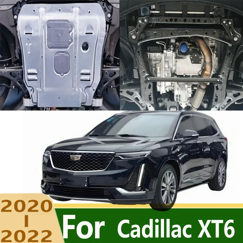 Fit For Cadillac XT6 Underbody Engine Skid Plate Protector Anti-Collision Anti-Scratch Wear-Resistant Under Cover Splash Shield