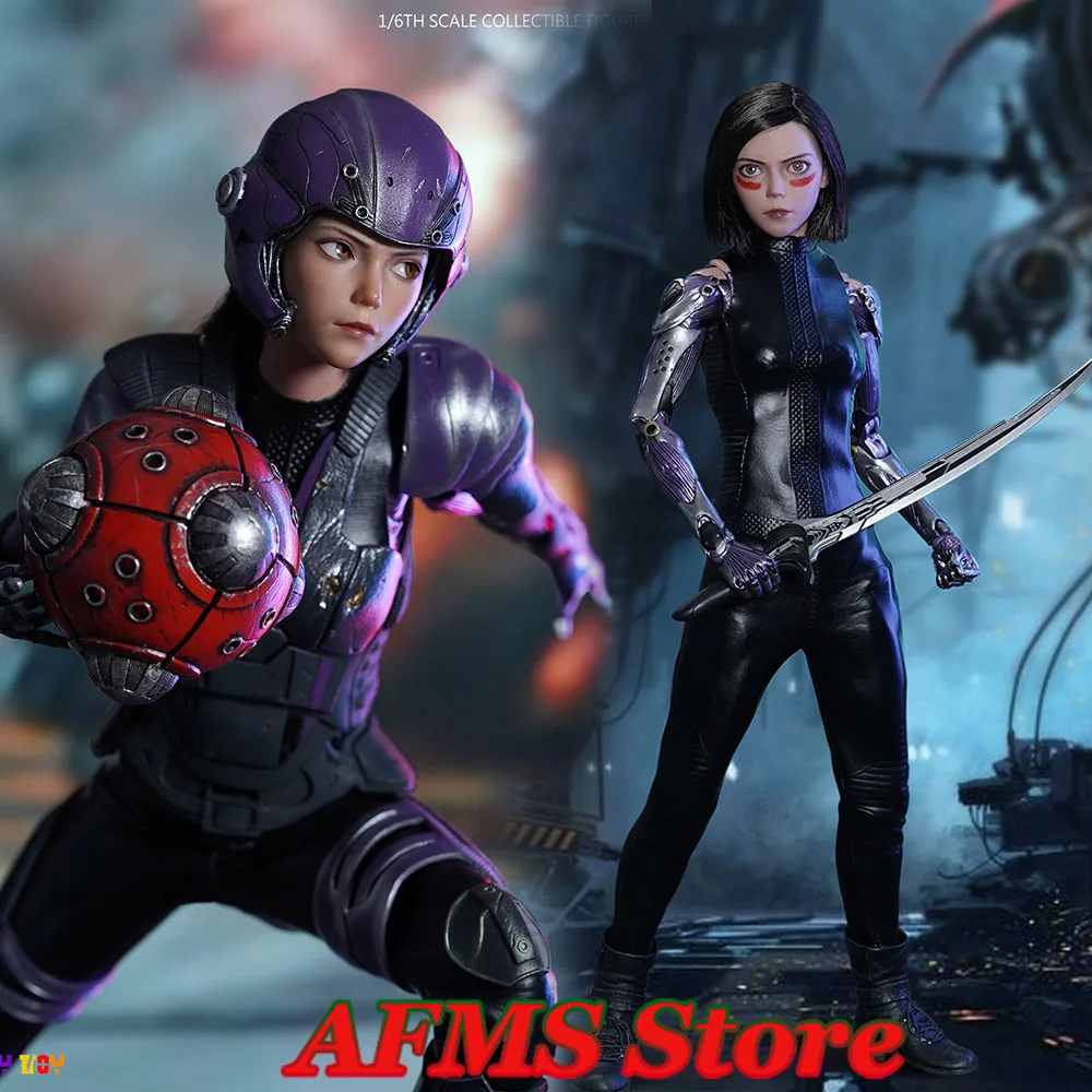 PLAY TOY P017 1/6 Scale Collectible Figure Battle Angel Alita Classic Action Adventure Doll 12Inch Women Soldier Action Figure