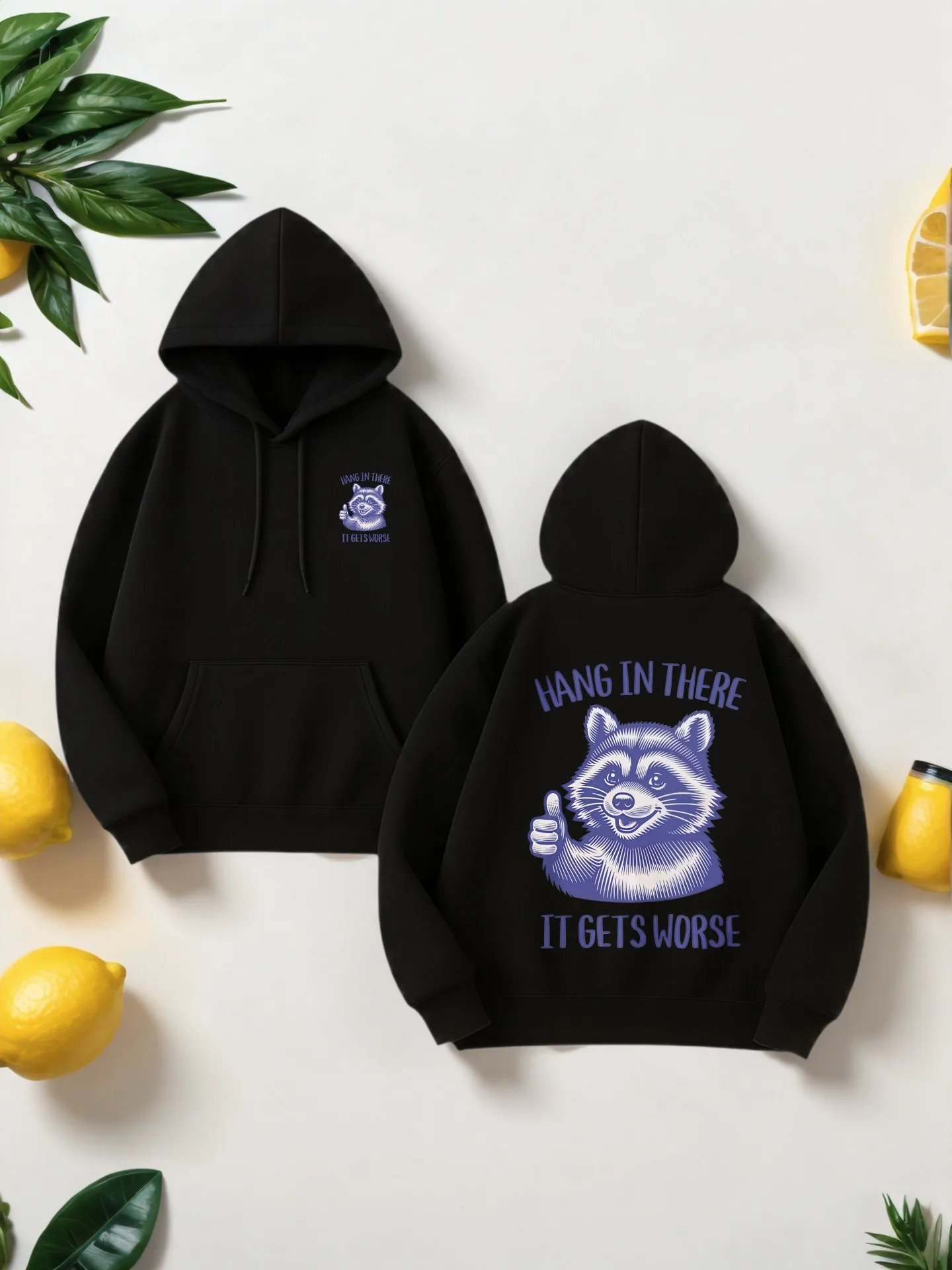 Graphic Hoodie Men, Cartoon Print, Casual Style, Soft Fabric, For Men, For Everyday Wear