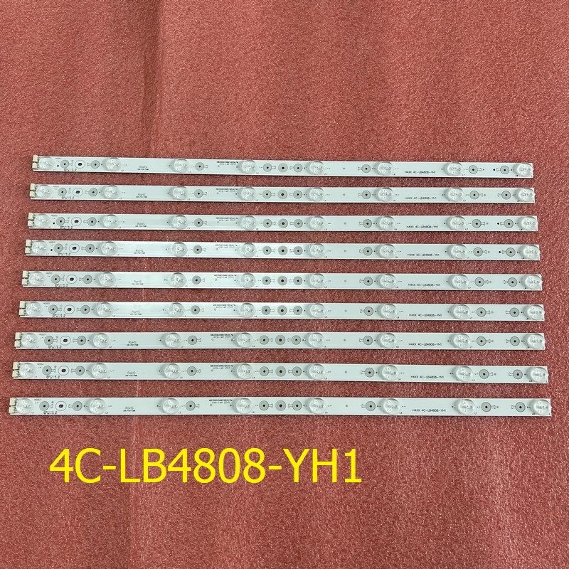 

Kit 9pcs LED Strip For TCL L48F3390A L48F3320-3D LED48C910DJ L48F3310-3D LVF480SDAL 4C-LB4808-YH1 48D3506V2W8C1B53417M