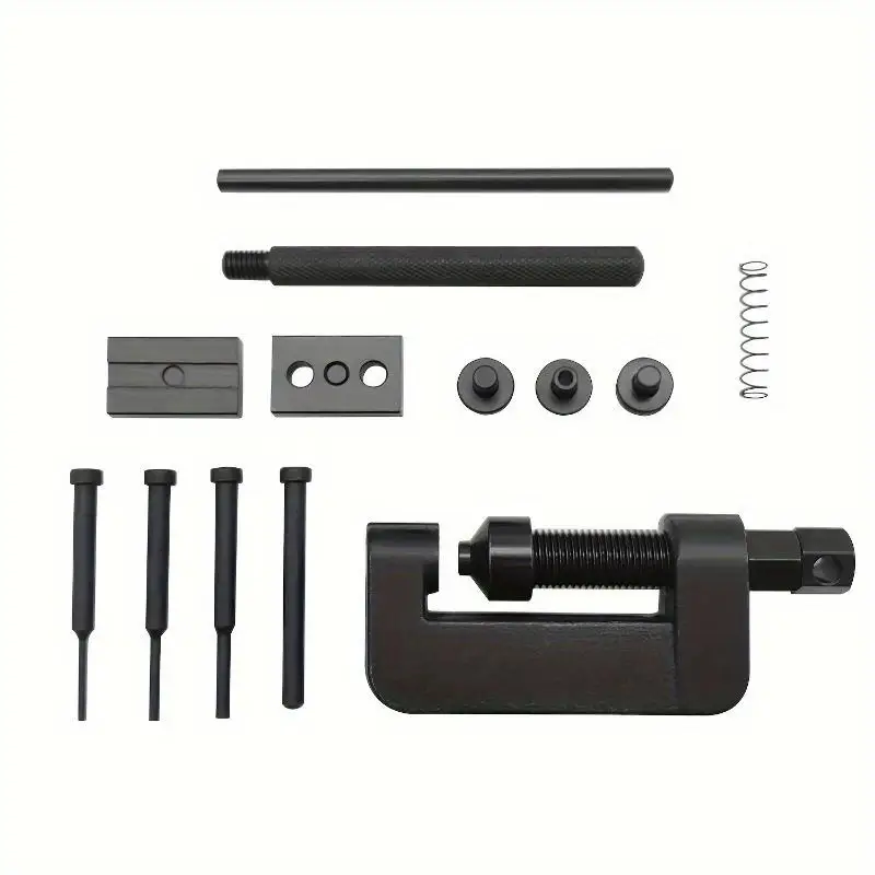 1Set Motorcycle Bike Chain Breaker 13pcs with Carrying Case Riveting Tool Repair Set Universal Chain Cutter Separator