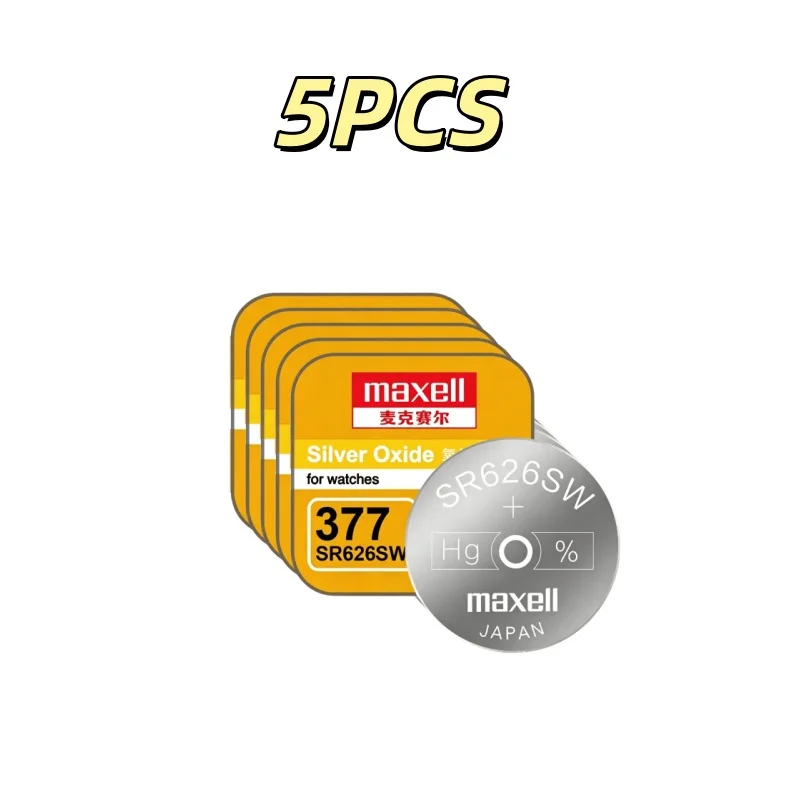 2-50PCS Maxell SR626SW 377 Zilveroxide Knoopcelbatterijen Hoge Prestaties Niet-Oplaadbare Batterijen Voor Horloges Speelgoed Elektronica