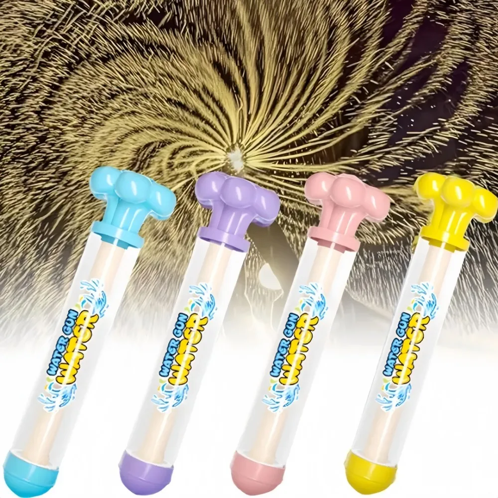 Summer Fireworks Water Gun Pull-out Large Water Gun Outdoor Leisure Water Play Toy Photo Prop device for Festival Party Supplies