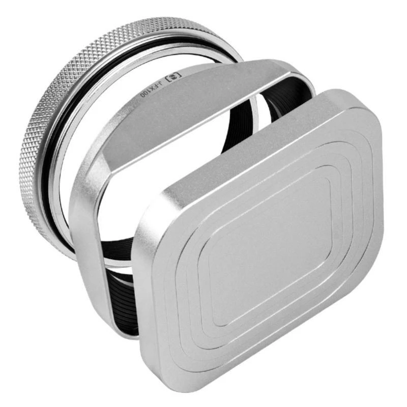 

Square Lens Hoods Aluminum Alloy for X100V X100T/F X100VI Cameras for Clearer Sharper in Bright Conditions 83CF