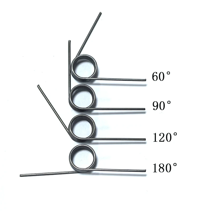 65MN Wire Diameter 1.4mm Spring steel Torsion Spring Sotating Spring V-shaped Return Spring Customizable 10pcs