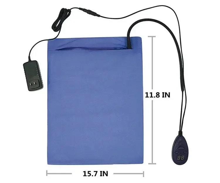 

High Performance 40cm x 30cm 12V Low Safe Voltage Pet Heating Pad For Dog