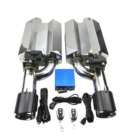 Accessories Car Exhaust Pipe Muffler 304 Stainless Steel Exhaust Pipe Valve Remote Control Modification Muffler Left and Right