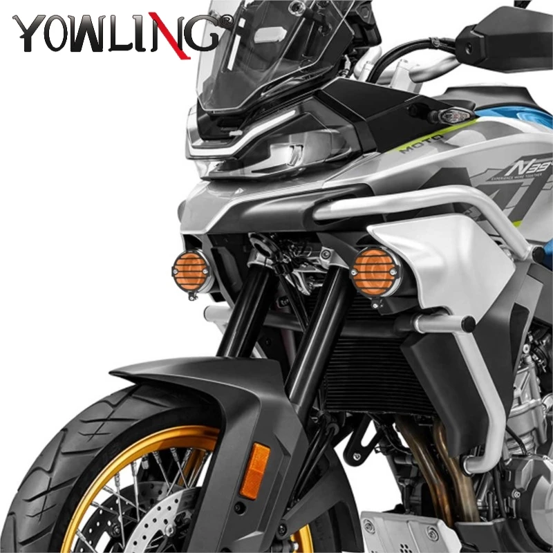 

800MT Motorcycle Accessories FOR CFMOTO CF MOTO 800 MT N39° 2021 2022 2023 Fog Light Protector Guards Metal Foglight Lamp Cover