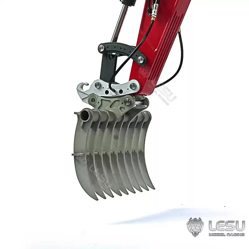 RC 1/14 Metall-Baggerlöffel für Tamiya Hydraulikbagger, Lader, Muldenkipper für SCANIA, MAN, VOLVO, Kipper, DIY-Teile – Detail 3