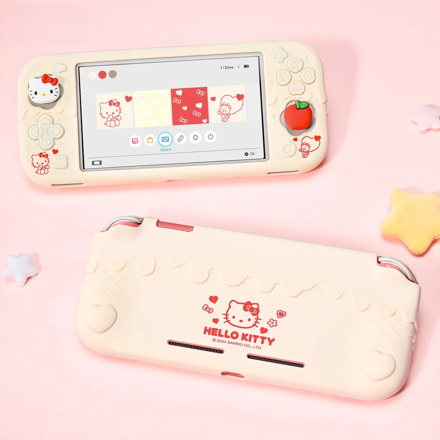 Nintendo Switch Lite ハローキティケース・カセットケース付 Silicone Protective Case For Nintendo Switch Lite Sanrio Hello