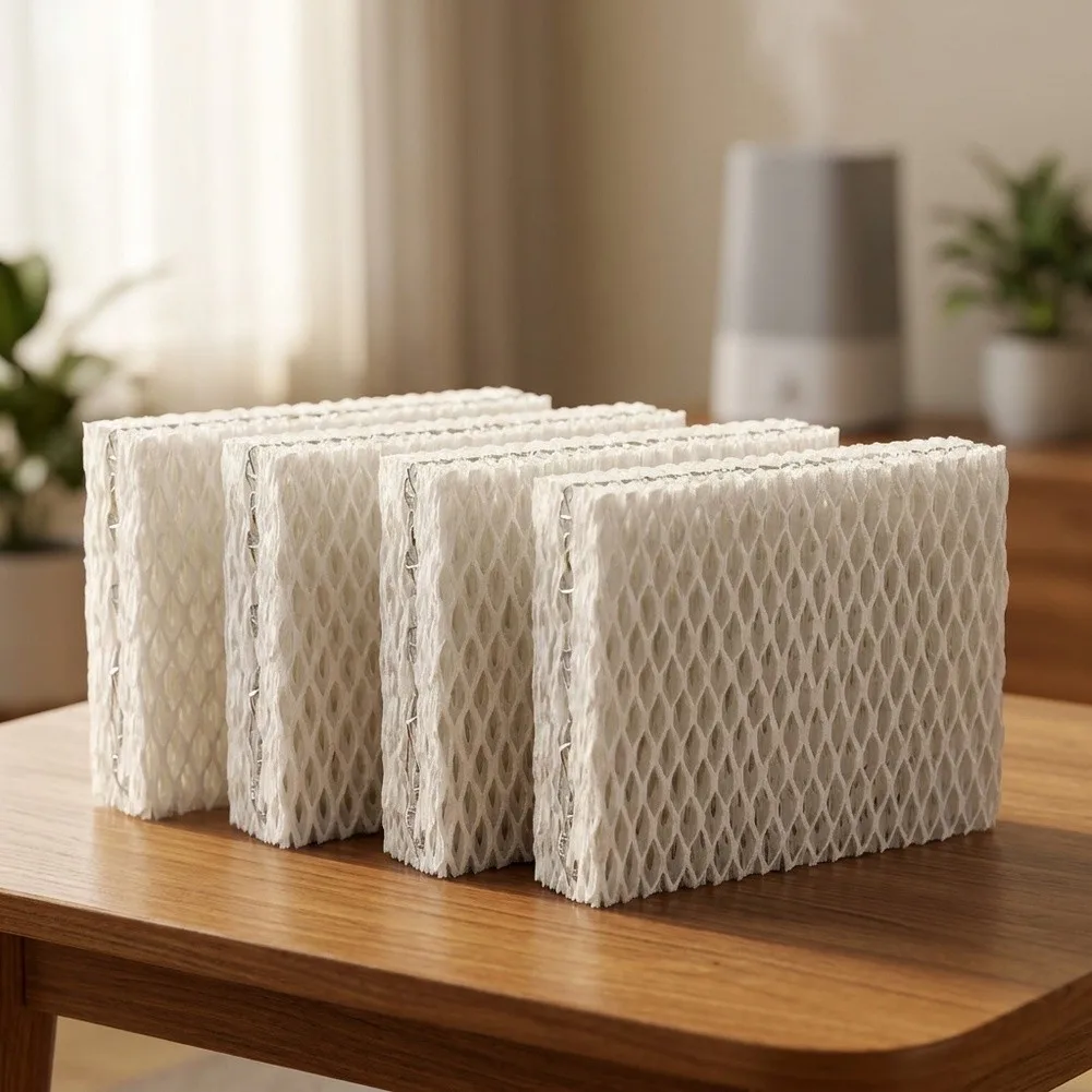 4 Pack For Wf813 Humidifier Filter Replacement For Equate For Relion For Vicks DH830 DH832 Natural Hydrophilic Mesh With