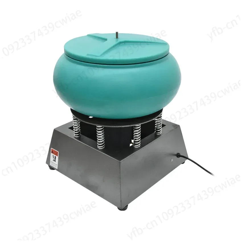 350W 17Inch Electric Vibrating Tumbler Vibratory Rock Tumbler Bowl Tumbling Polishing machine Pearl Metal