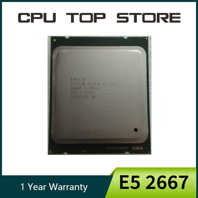 Intel Xeon E5 2667 LGA 2011 2.9GHz 6 Core 12 Threads CPU Processor