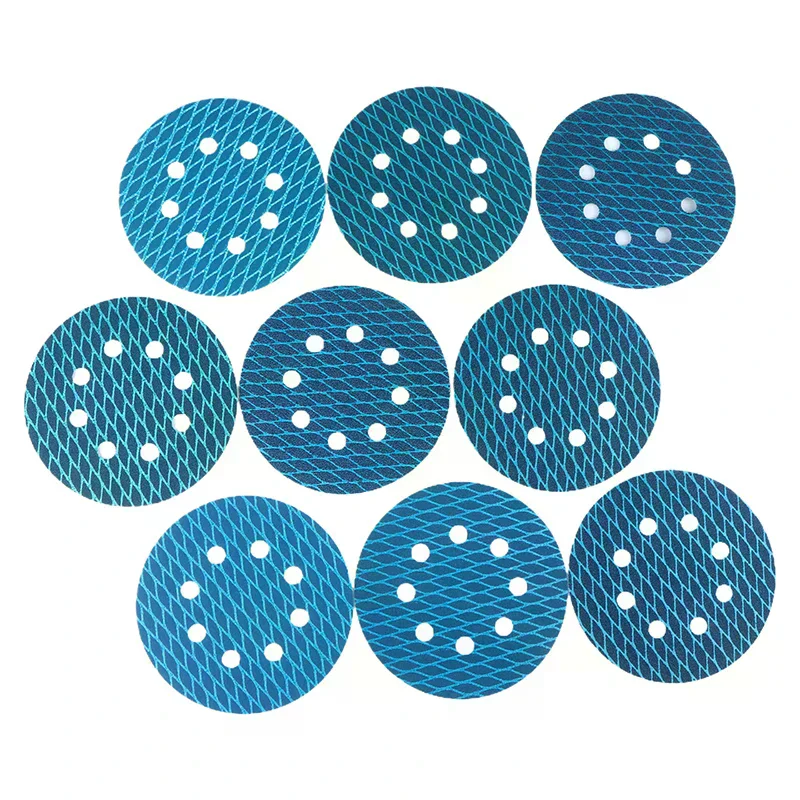 10PCS Of 5-Inch 8-Hole Shaped Sanding Discs With Adhesive Backing, Available In Grits 60-400 For Woodworking