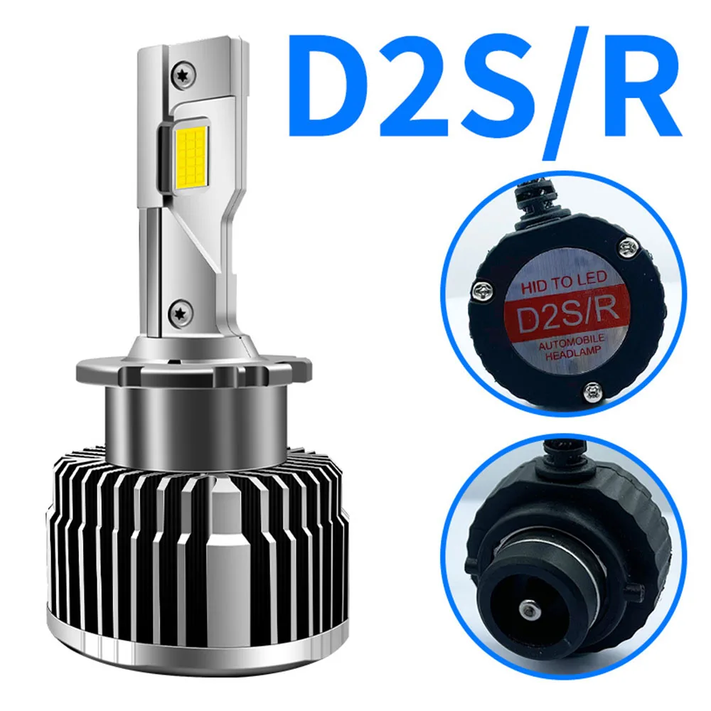 D1S LED Bulb Headlamp Xenon to Led d2s headlight Lamp Turbo Canbus Led d3s D2R D4R D4S D5S D8S 70W Automobile Lights Plug&Play