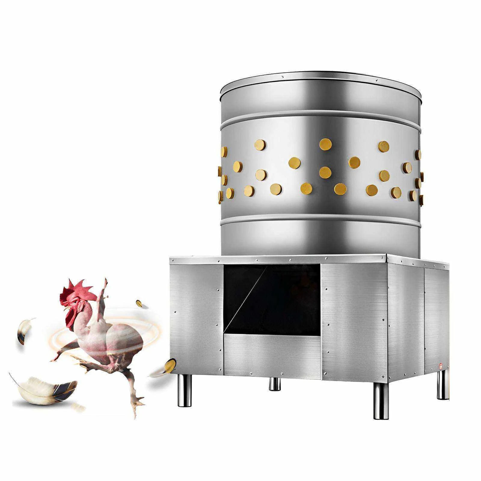 Electric Poultry Plucking Machine Portable Easy Clean Chicken Duck Goose Feather Remover Poultry Hair Removal Equipment
