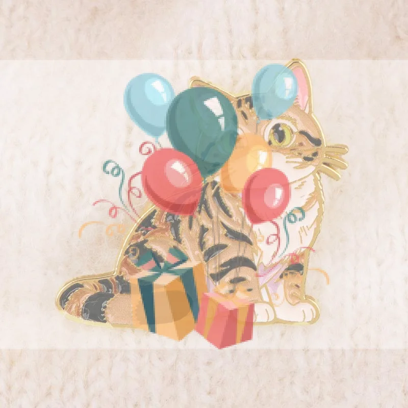 Cartoon Cats Brooches For Women Cute Cat Paws Enamel Pin Metal Badge Jewelry Clothing Backpack Accessories Friends Gift