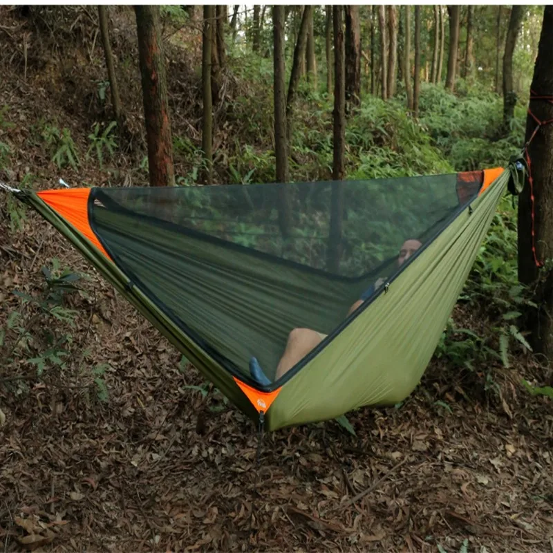 

Camping Hammock With Mosquito Net Outdoor Garden Portable Awning Tent Canopy Sleeping Hanging Hammocks Swing For Nature Hike