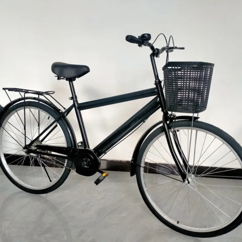 

24/26 Inch City Commuter Bike, Lightweight Adult Bicycle for Men & Women, Portable Daily Commuting Bike