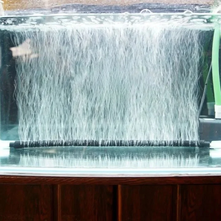 Aquarium-Luftblasenleiste aus Gummi, biegbar, für Sauerstoffpumpe, Sauerstoffanreicherung, selbstsinkend, weiche Luftauslassleiste – Detail 6