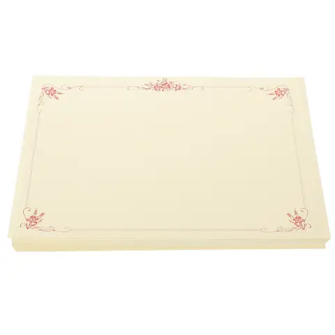학생을위한 100 Pcs 인증서 디플로마 논문 인쇄 높은 빈 인증서 학교 빈 인증서 논문 상