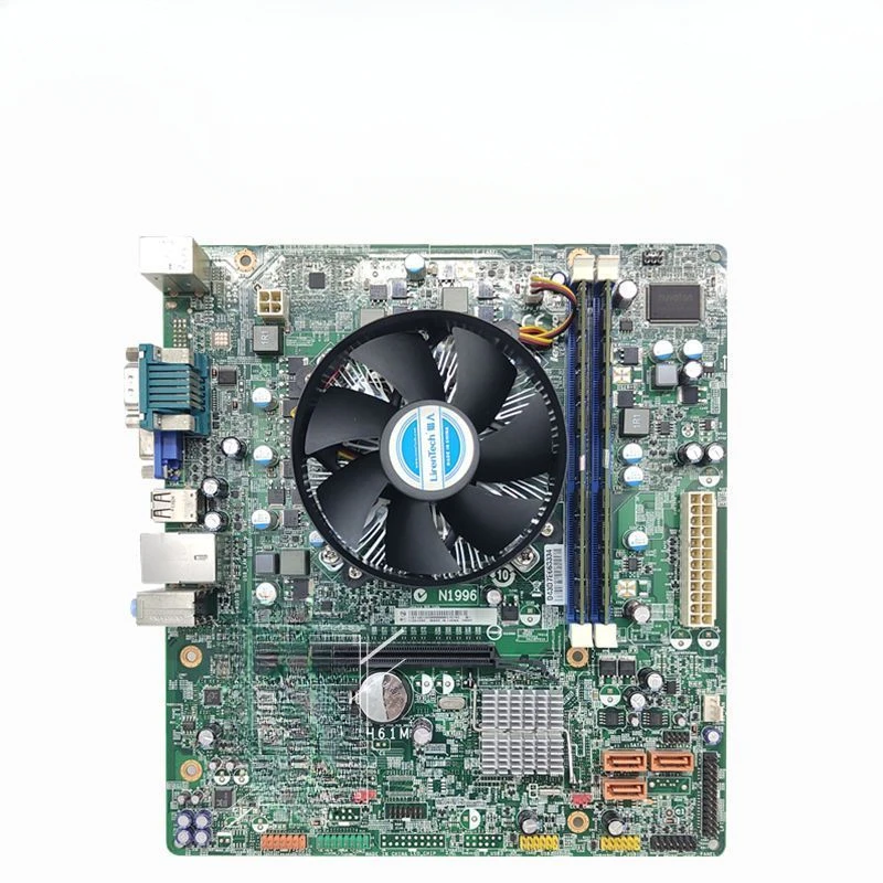 

For Lenovo H61 Main Board Set, with I3 I5 I7 Dual Core Quad Core CPU 4G 8G 16G Memory Fan