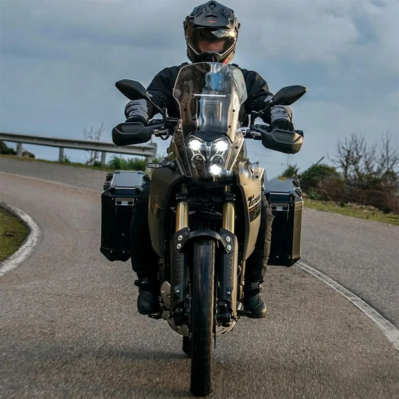 Voor Yamaha Tenere 700 Tenere 700 TENERE tenere 700 2021 2022 2023 2024 Motorfiets Zwart/Smoky/Transparante Voorruit voorruit