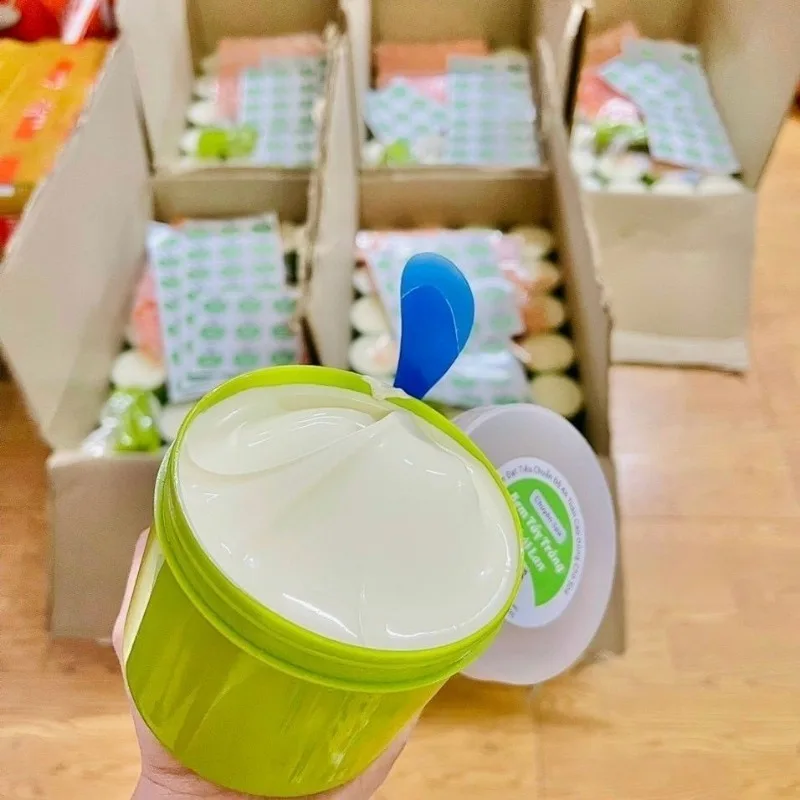 Desen tipo Laser Kem Tembalim Kem Telea Trilé Body Panger Spa H kde Xanh 500G, Отбеливание Увлажняющий Гладкая кожа тела, 500 мл Kem T menu Tr pah