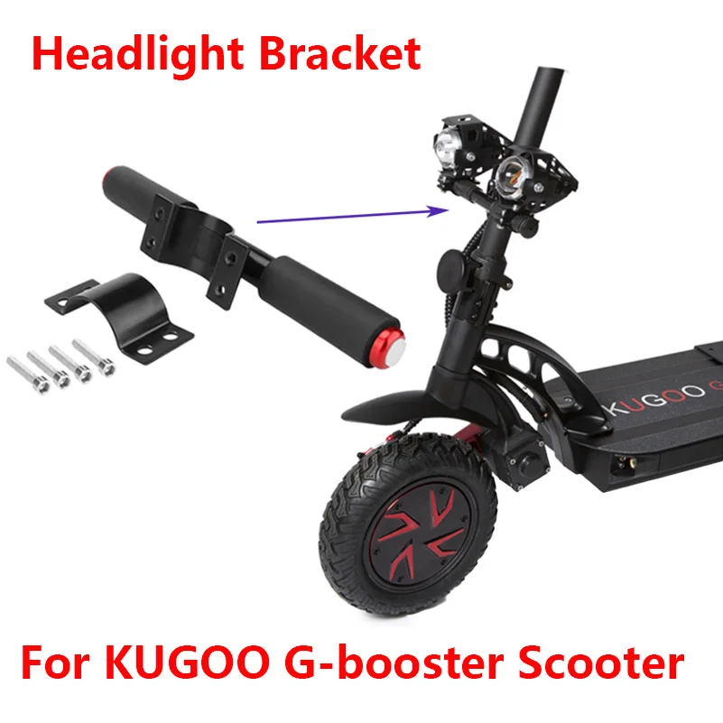 Headlight Bracket for KUGOO G-Booster Electric Scooter Headlight Modification Accessories Extension Light Mount Holder Stand