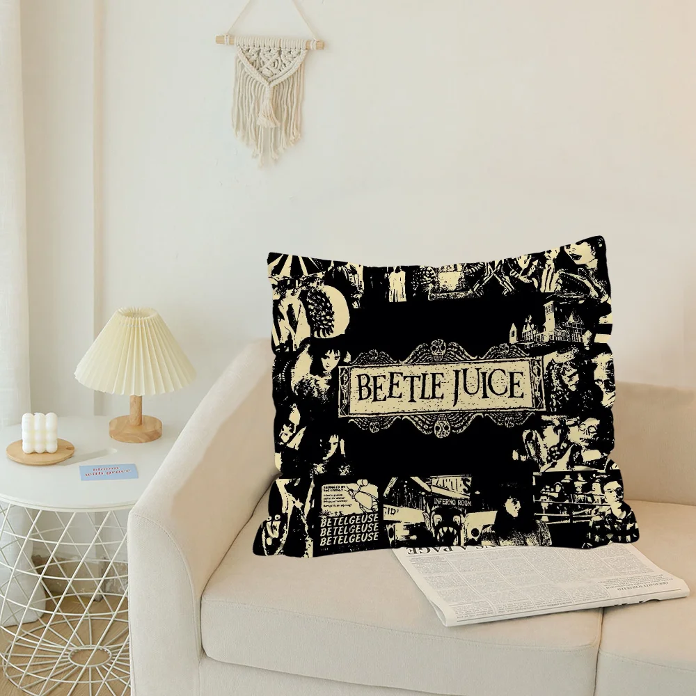 Cushion Cover Pillow Cover Pillowcase Cover for Pillow Fundas De Cojines B-beetlejuice-e Home Decoration Room Decorating Items