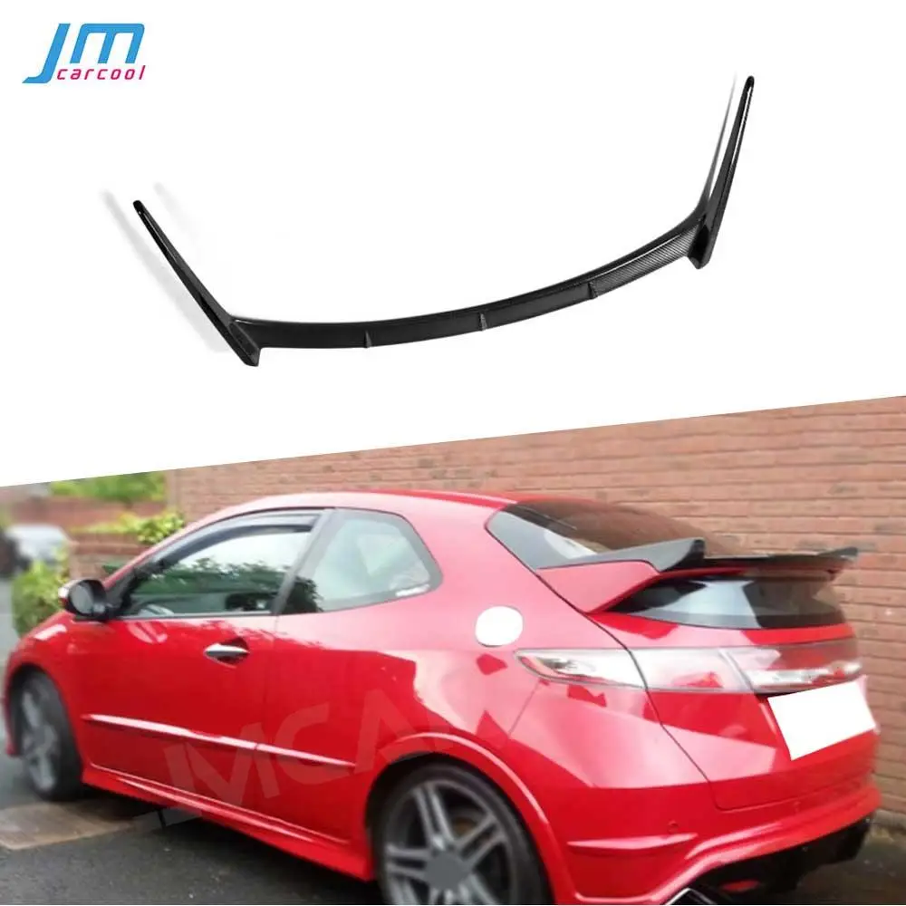 

Carbon Fiber Rear Trunk Spoiler for Honda Civic FN2 2007-2011 Typer Rear Boot Duckbill Spoiler Wing FRP Car External Decoration