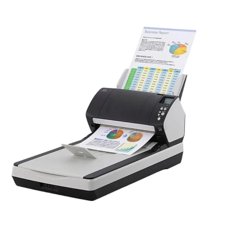 -For Fujitsu Fi-7280 Optical Scanner USB 600 Dpi Duplex Paper Plastic Card Scanner ADF Feature Tablet PC Stock CMOS Sensor&