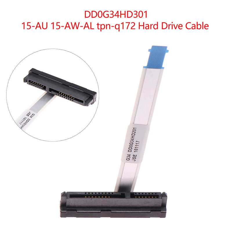

For HP 15-AU 15-AW-AL Tpn-q172 Hard Drive Connector Flex Cable HDD Cable Laptop Repair Replacement Accessories DD0G34HD301