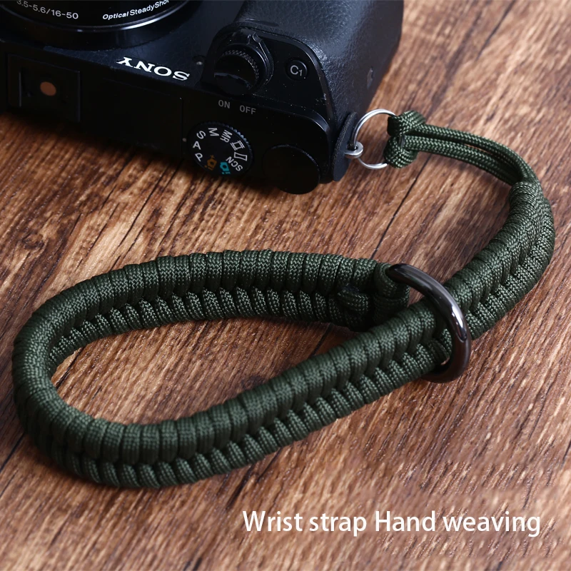 

Climbing Nylon rope Camera Wrist Strap Hand Strap for Camera Leica Canon Fuji Nikon Olympus Pentax Sony