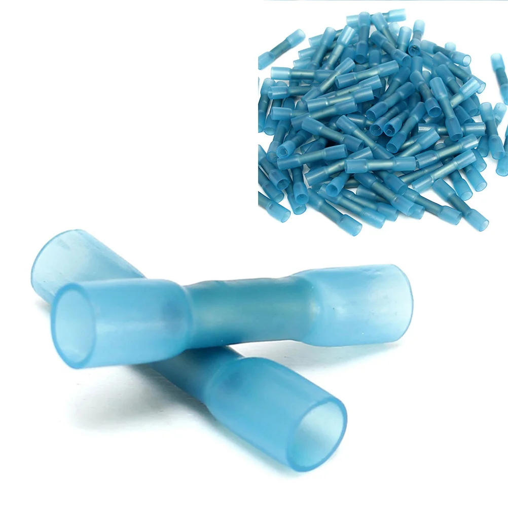 

100Pcs Waterproof Heat Shrink Tube Heavy Duty Insulated Connectors High Visibility Electrical Wire Terminals Set