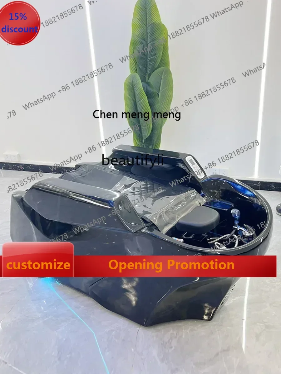 

SS 7304new style Technology Sense Automatic Intelligent Electric Massage Shampoo Bed Hair Saloon Dedicated Shampoo Bed