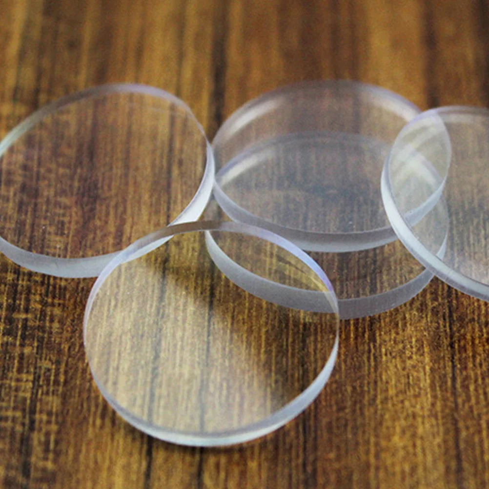 20 Pcs Glass Non-Slip Gel Pad Furniture Antislip Pads Bumpers Tabletop Mat Cabinet Rubber Clear