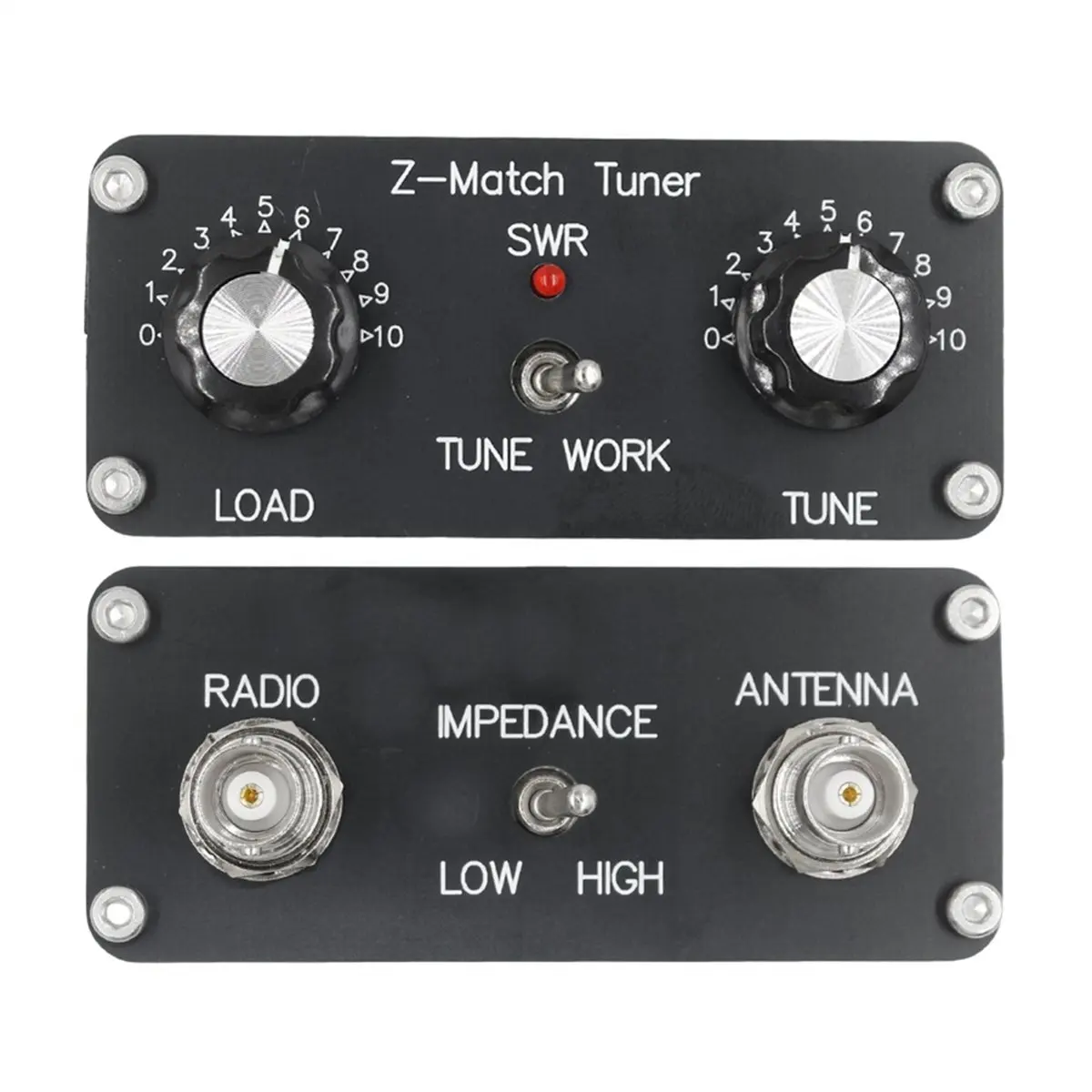 Exquisite- QRP Z-Match Manual Tuner Antenna 5W Tuner 3-28 MHz Antenna Tuner HAM