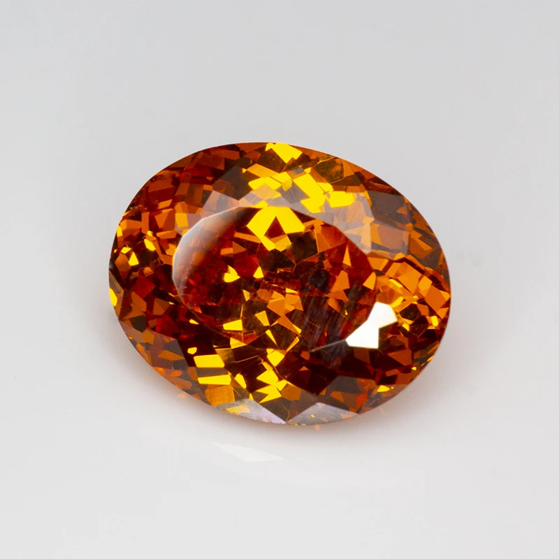 New Partschinite Oval 100 Faceted Cut Cubic Zirconia Lab Zircon CZ 4K Cutting 5A+ Quality for Jewelry Making