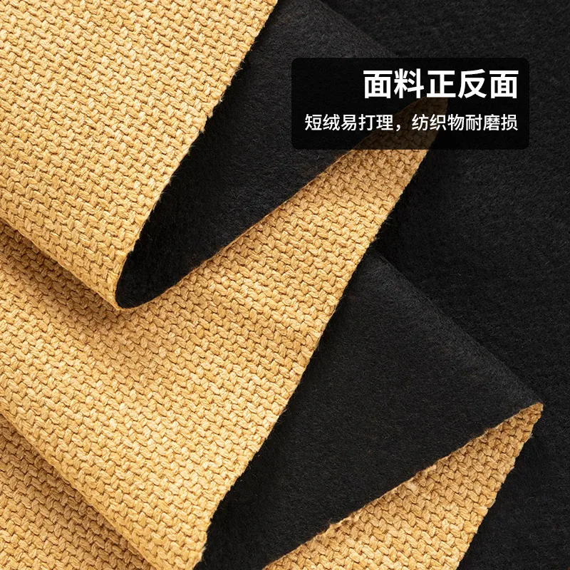 

Утолщенная однотонная льняная ткань, тонкая на метр для скатерти, сумок, подушек, чехлов для шитья, диванной ткани, можно носить, бежевый, серый