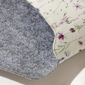 Watercolor Purple Wildflower Print Envelope Laptop Sleeve Button Closure Shockproof Notebook Protective Bag For Travel Office