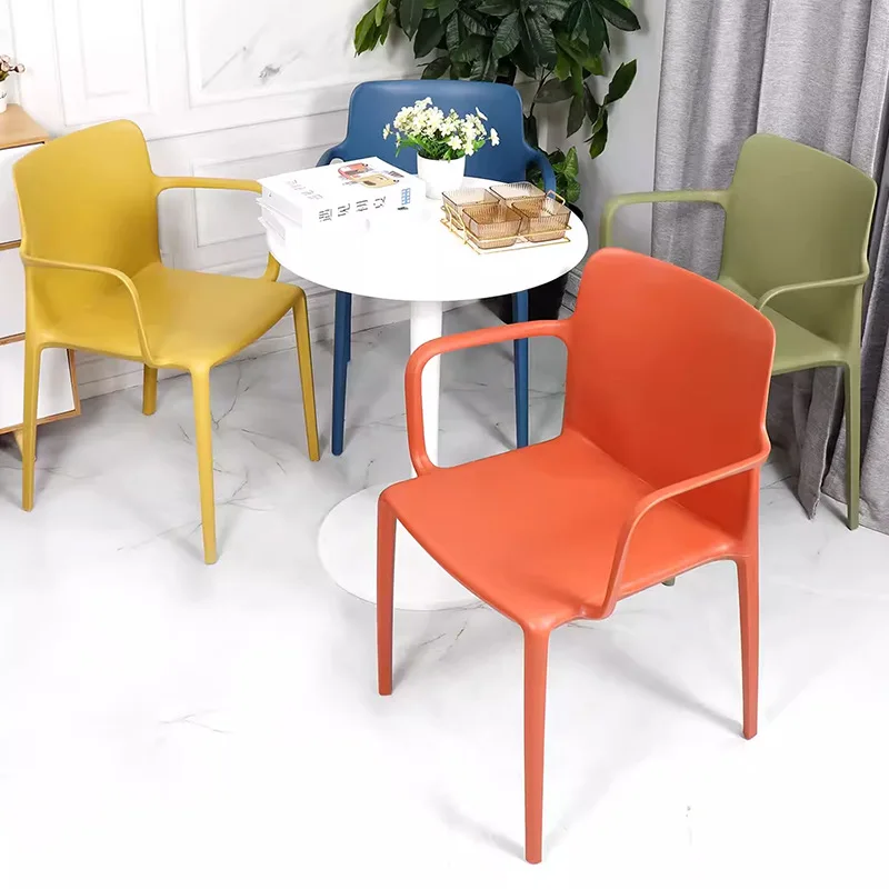 Customizable Nordic Plastic Chair