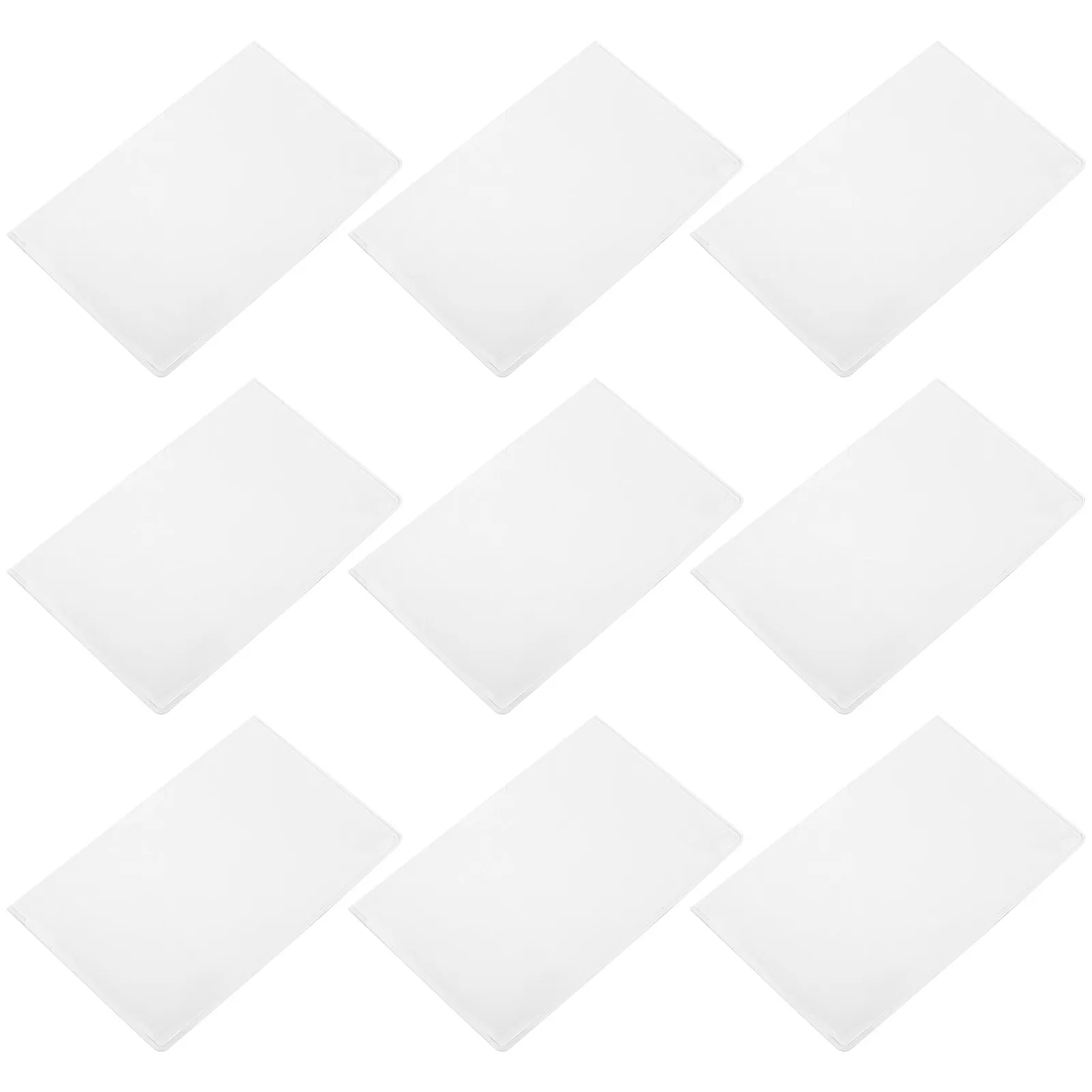 20Pcs Protective Sleeves Transparent PVC Card Holder Clear Social Security Credit Cards Business Card Protector
