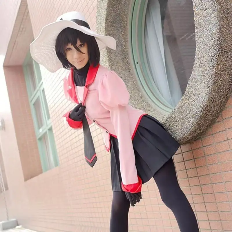 

Anime Owarimonogatari Oshino Ougi Cosplay Costume, Women's Outfit for Comic Con Party