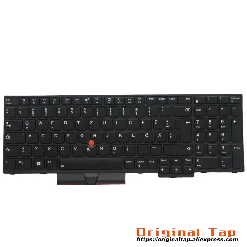 DE German Backlit Keyboard for Lenovo Thinkpad T15 P15s Gen 1 2 5N20W68240 5N20W68276 5N20W68312