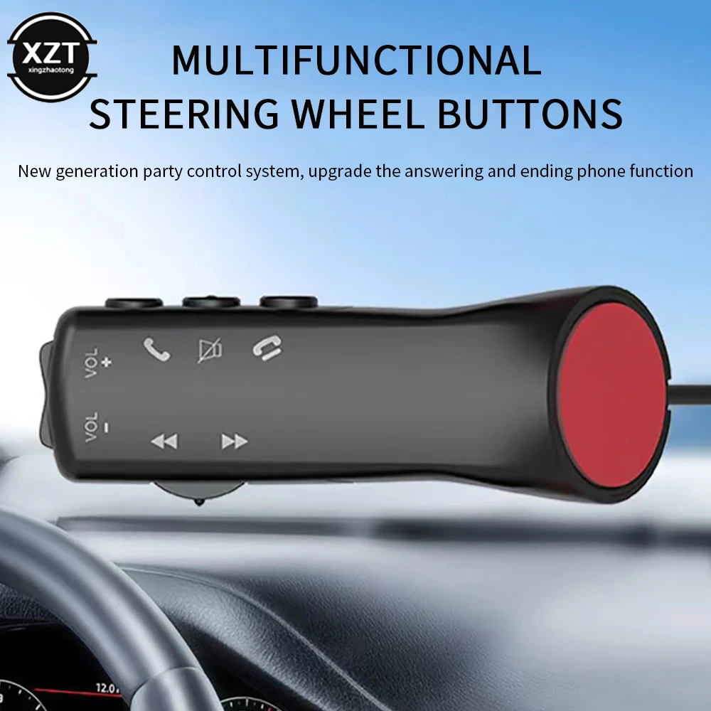 

7 Key Multifunction Car Steering Wheel Control Button for Car Radio DVD GPS Multimedia Navigation Head Unit Remote Controller