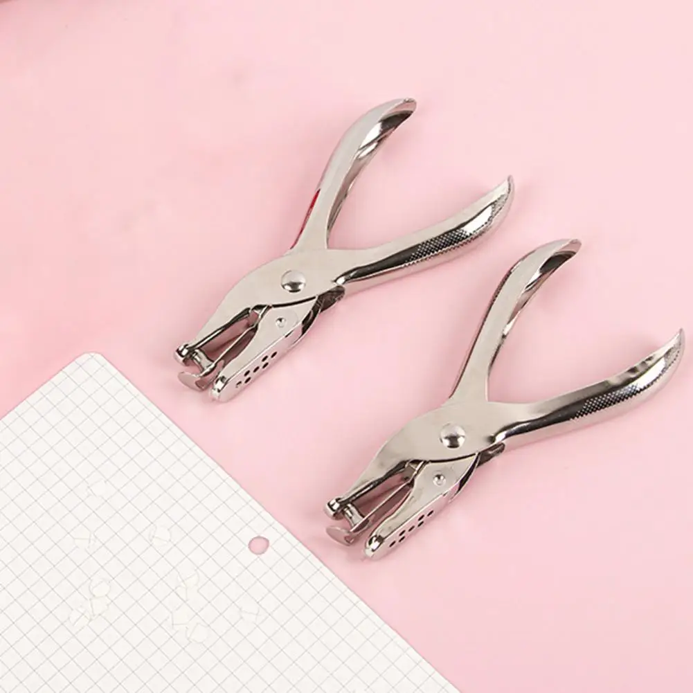 เครื่องเจาะกระดาษแบบรูเดียวทำจากกระดาษสำหรับสมุดภาพเจาะกระดาษคราฟท์อุปกรณ์เครื่องเขียนของขวัญสำนักงาน